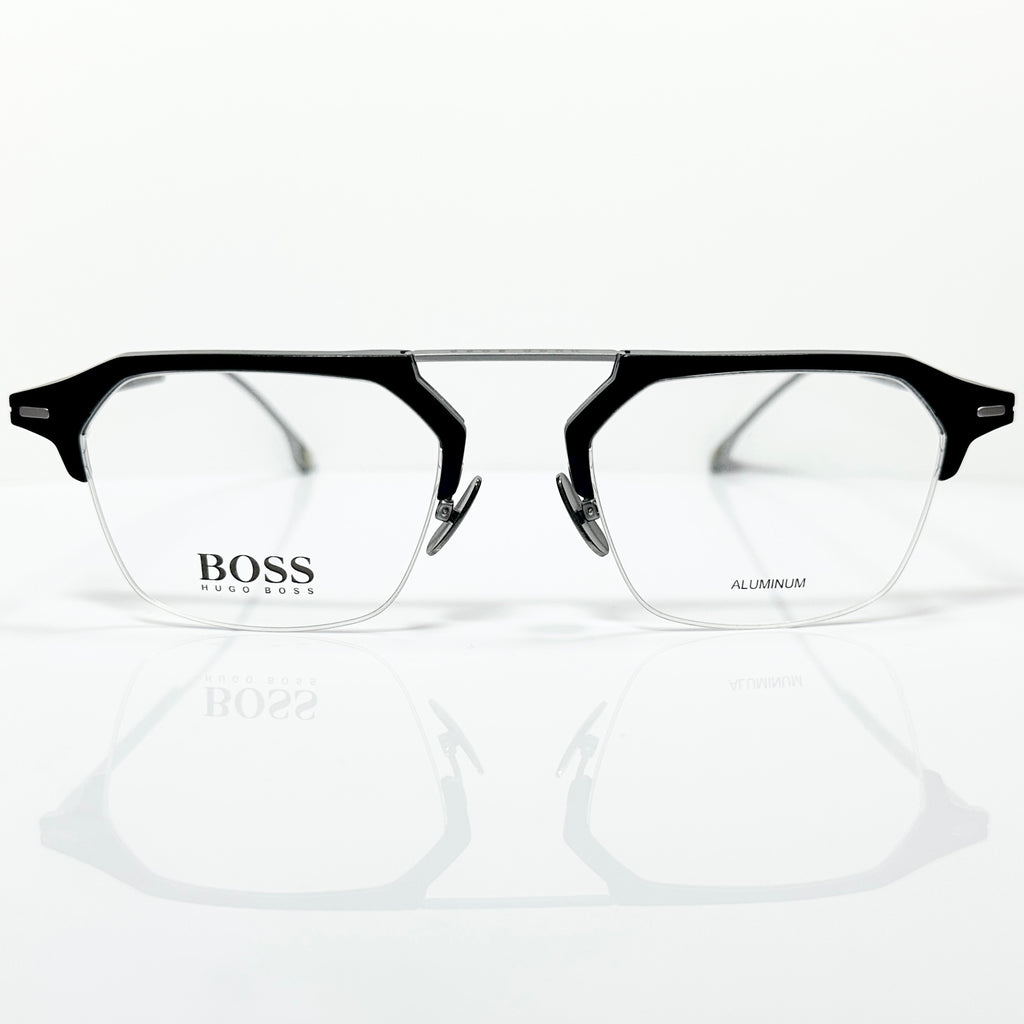 HUGO BOSS 1136 003 Eyeglasses Frames in Matt Black -  Authentic New