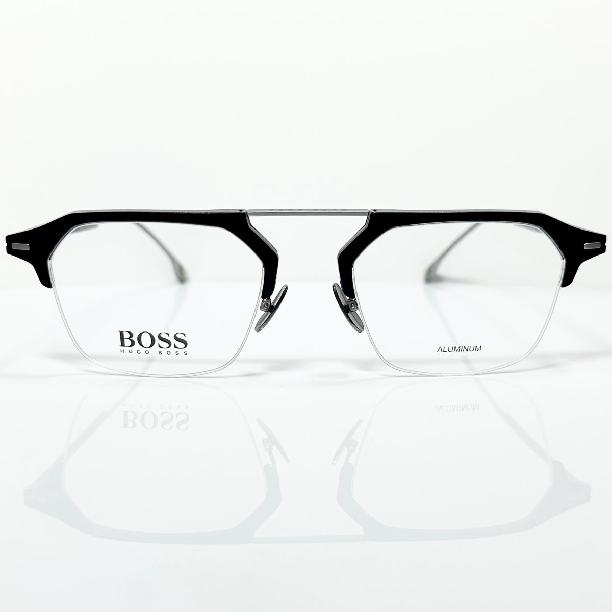 HUGO BOSS 1136 003 Eyeglasses Frames in Matt Black -  Authentic New