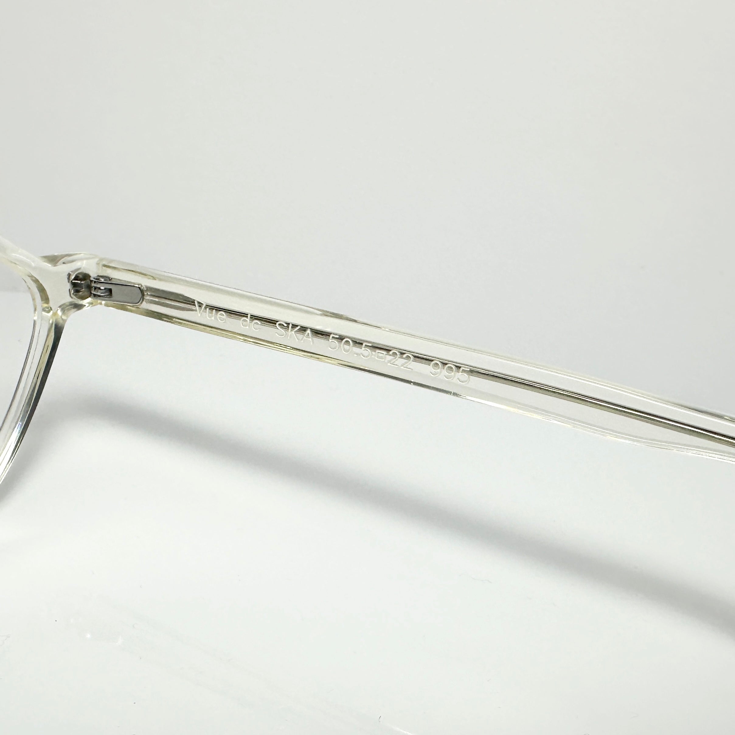VUE DC SKA Women's Eyeglasses Frame in Clear  - Authentic New