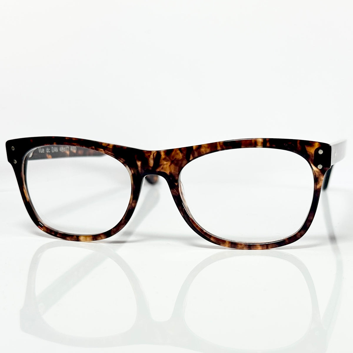 VUE DC DAN Unisex Eyeglasses Frame in Tortoise - Authentic New