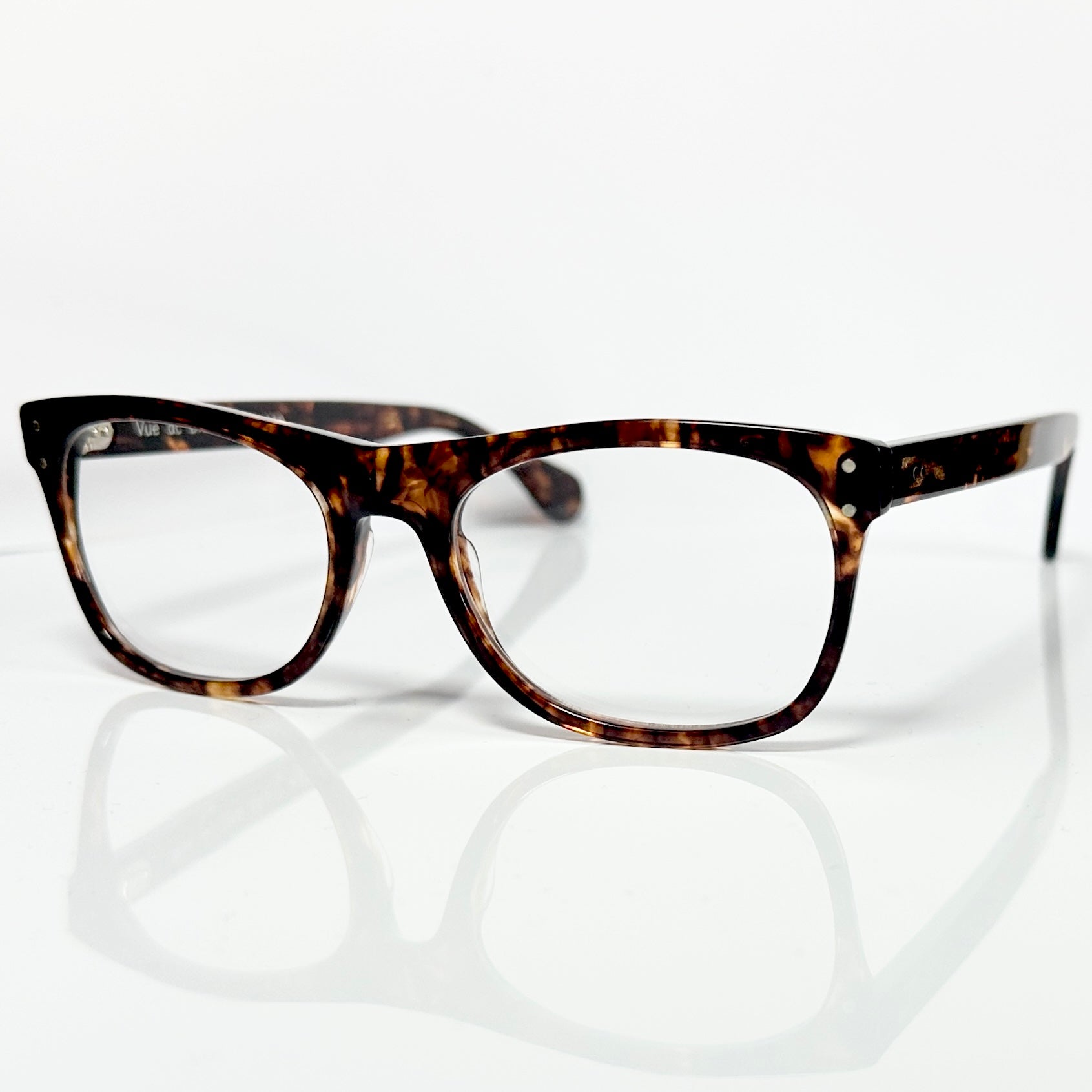 VUE DC DAN Unisex Eyeglasses Frame in Tortoise - Authentic New