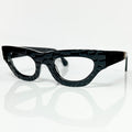 VUE DC ROK C10 Women's Eyeglasses Frame in Crocodile Black - Authentic New