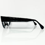 VUE DC ROK C10 Women's Eyeglasses Frame in Crocodile Black - Authentic New