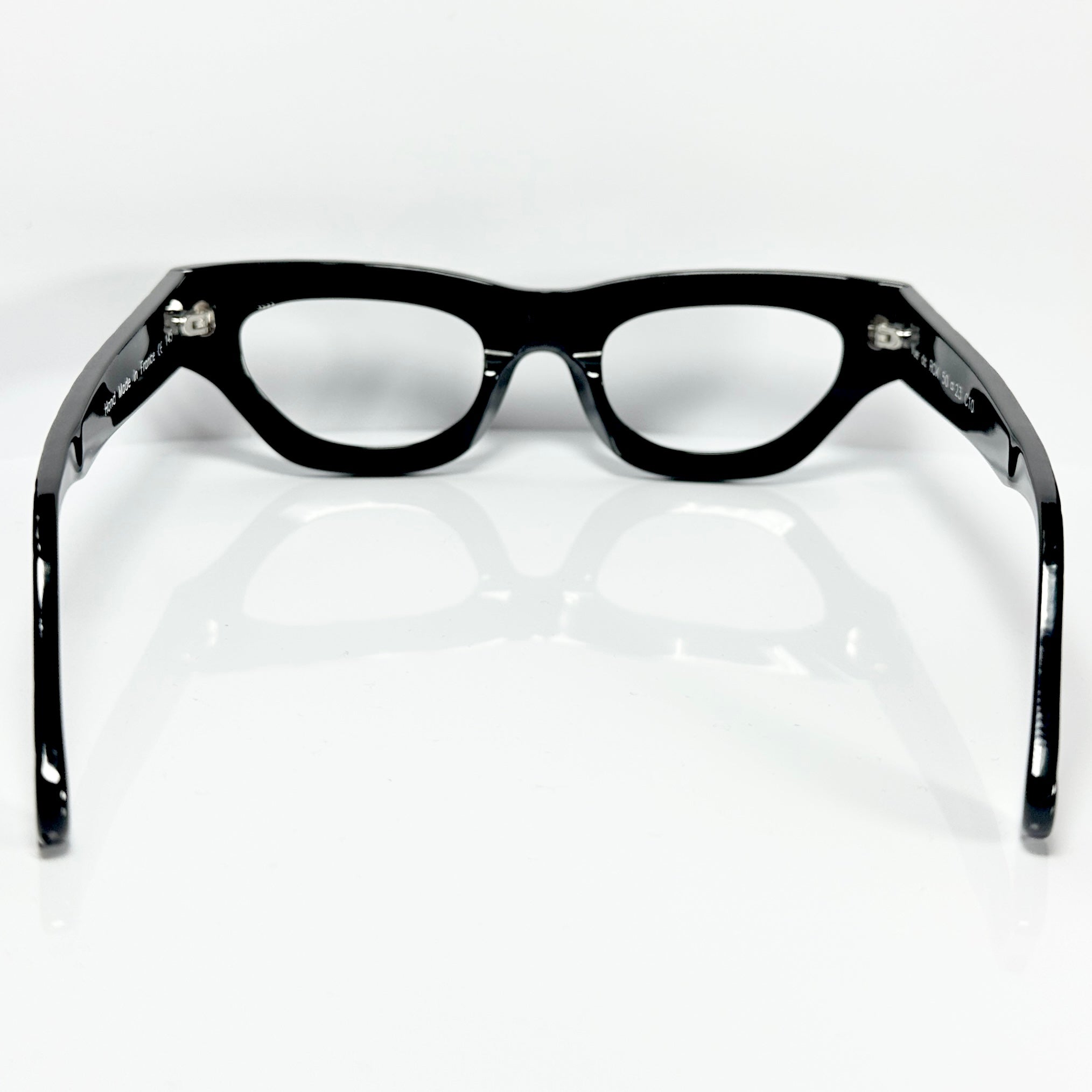VUE DC ROK C10 Women's Eyeglasses Frame in Crocodile Black - Authentic New