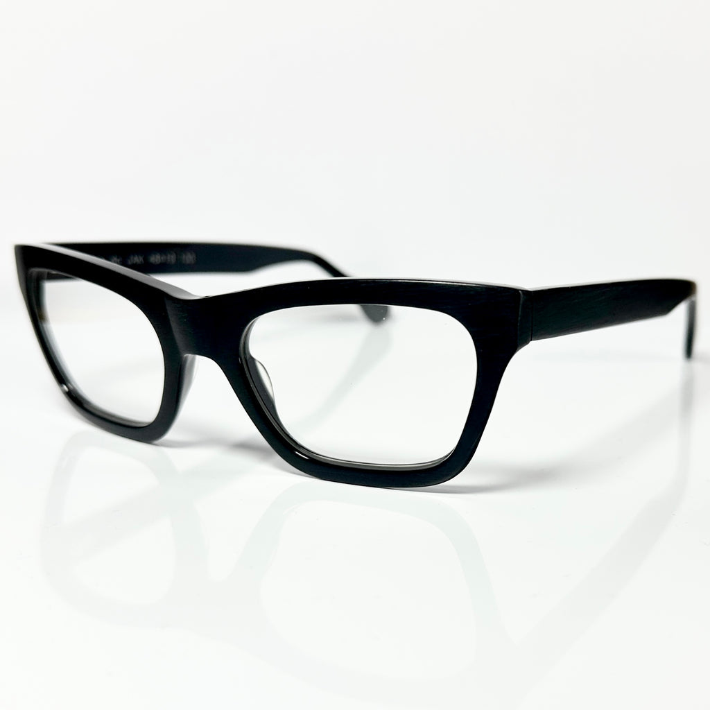 VUE DC JAK 100 Men's Eyeglasses Frame in Matt Black - Authentic New