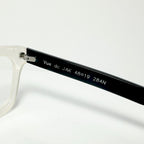 VUE DC JAK Unisex Eyeglasses Frame in White/Black - Authentic New