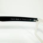 VUE DC JAK Unisex Eyeglasses Frame in White/Black - Authentic New