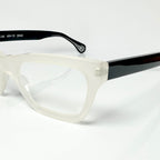 VUE DC JAK Unisex Eyeglasses Frame in White/Black - Authentic New