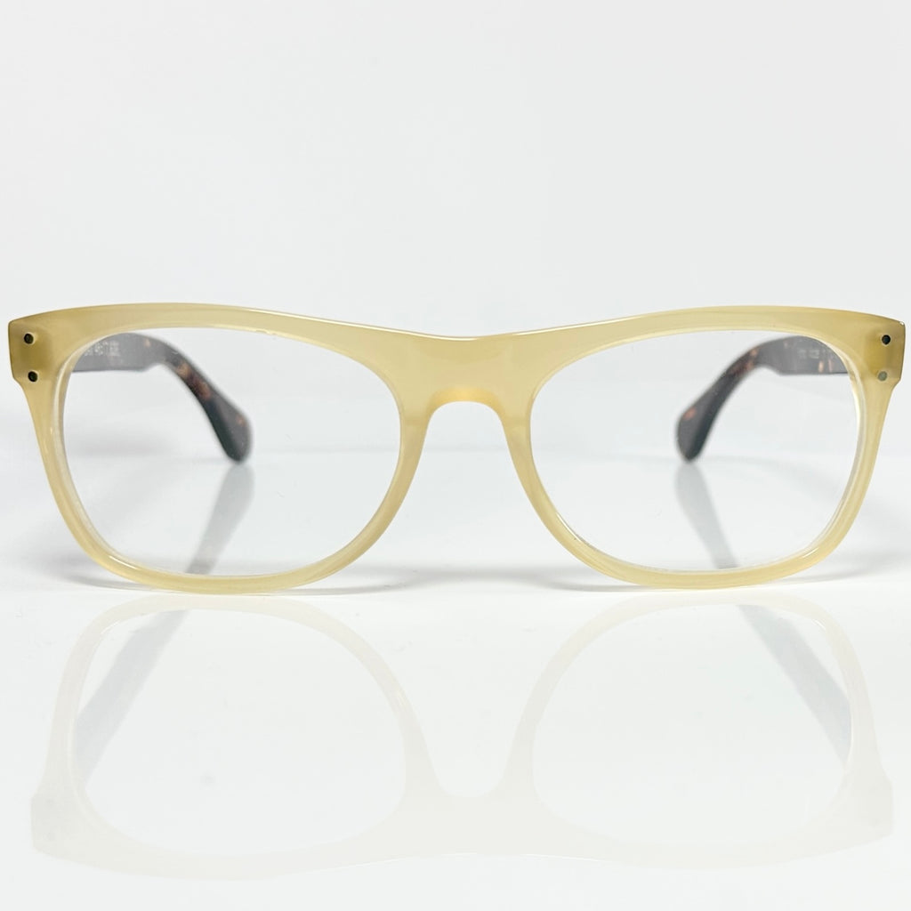 VUE DC DAN Unisex Eyeglasses Frame in Yellow/Tortoise - Authentic New
