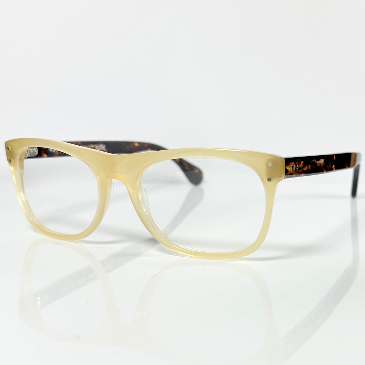 VUE DC DAN Unisex Eyeglasses Frame in Yellow/Tortoise - Authentic New