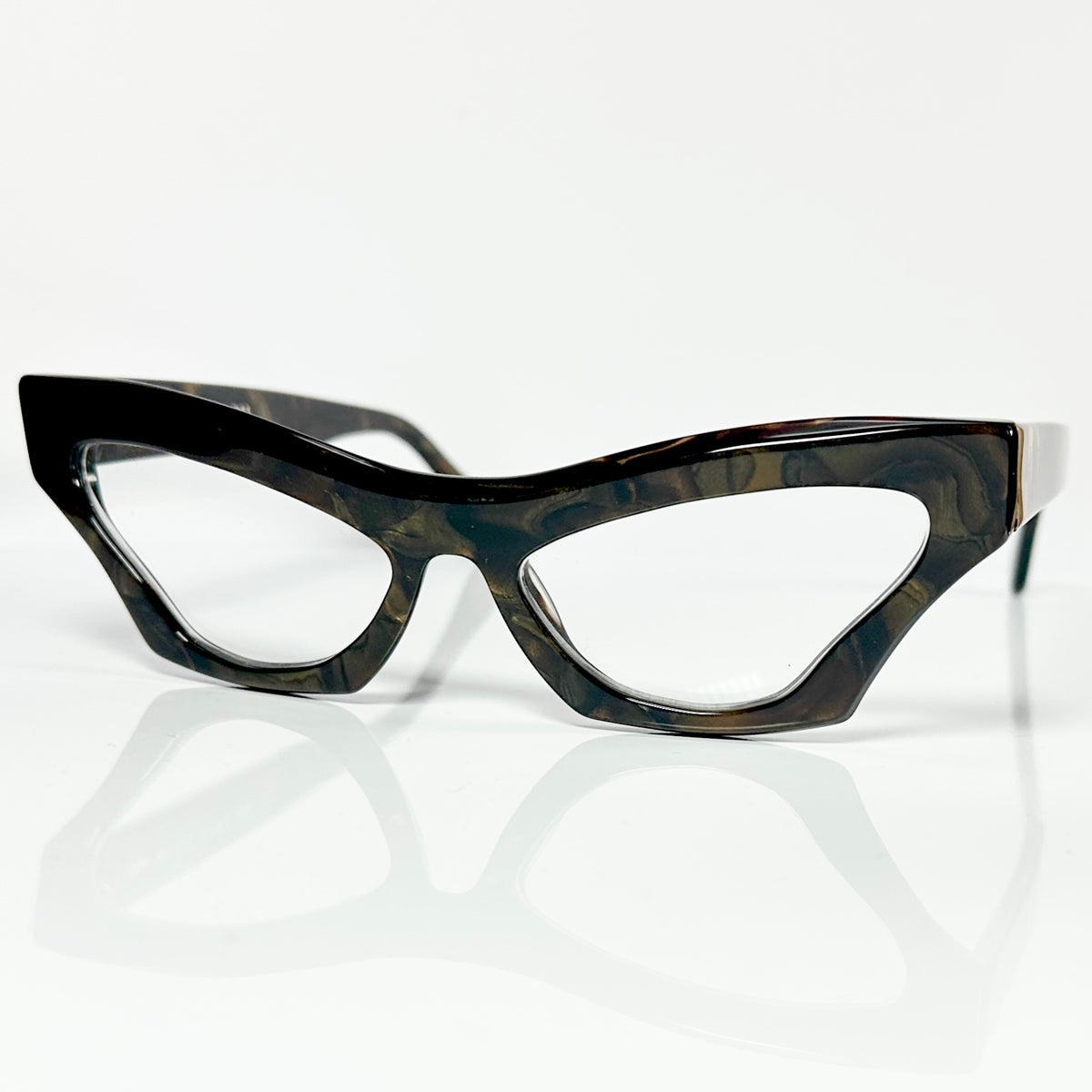 VUE DC LYZ B33 Women's Eyeglasses Frame in Marble - Authentic New