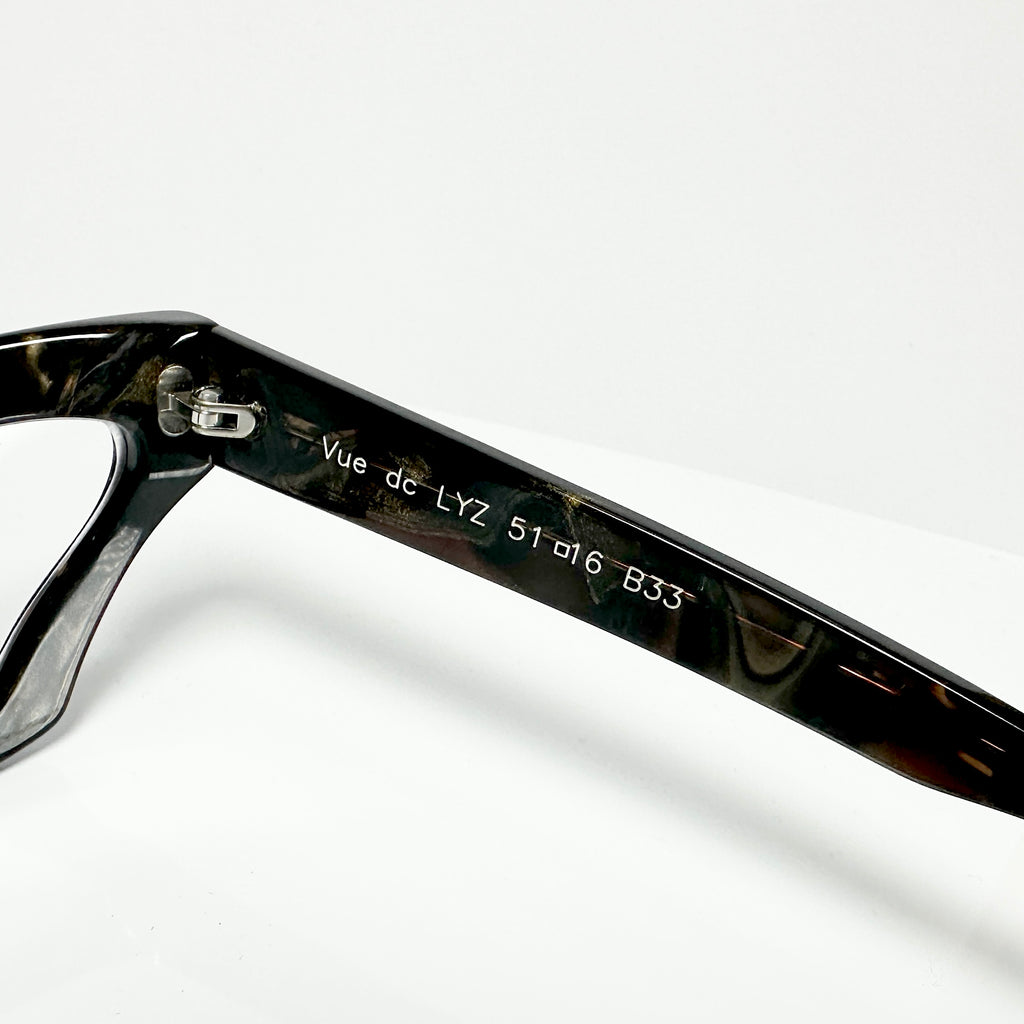 VUE DC LYZ B33 Women's Eyeglasses Frame in Marble - Authentic New