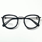 Moncler ML5129 001 Men's Eyeglasses Frame in Black/Gunmetal - Authentic New
