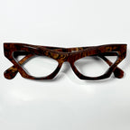 VUE DC LYZ 300 Women's Eyeglasses Frame in Wood Texture - Authentic New
