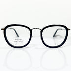 Moncler ML5129 001 Men's Eyeglasses Frame in Black/Gunmetal - Authentic New