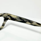 VUE DC ROK Women's Eyeglasses Frame in Grey Black Horn - Authentic New