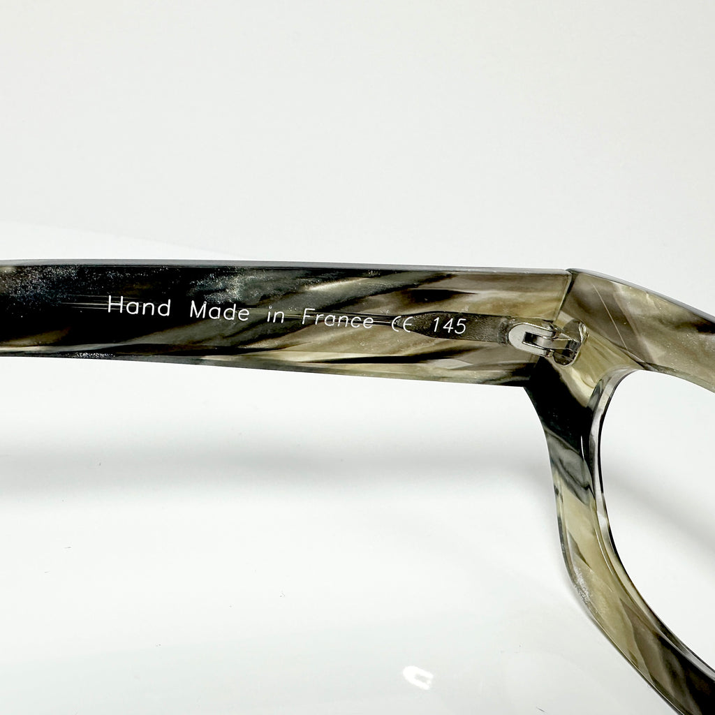 VUE DC ROK Women's Eyeglasses Frame in Grey Black Horn - Authentic New