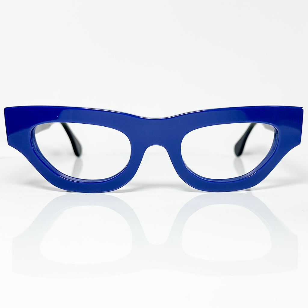 VUE DC ROK Women's Eyeglasses Frame in Blue/Black - Authentic New