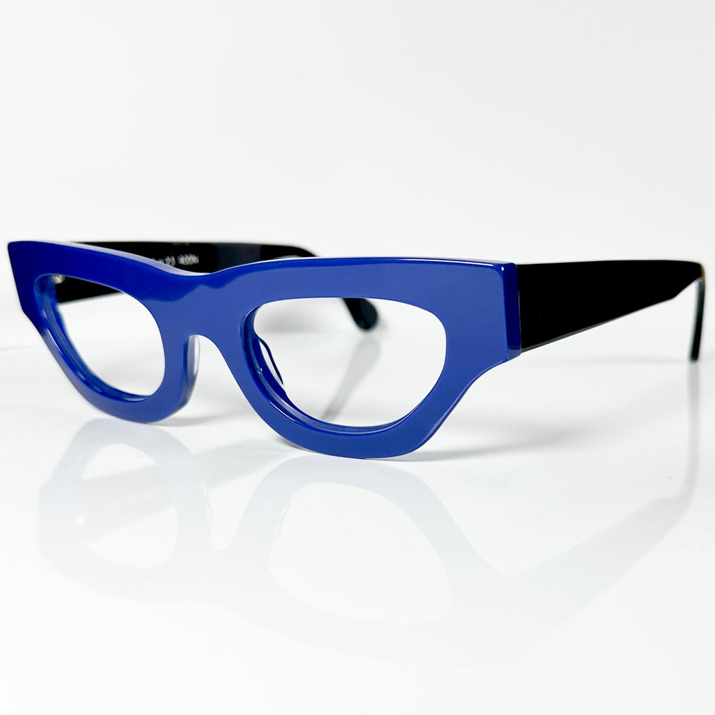 VUE DC ROK Women's Eyeglasses Frame in Blue/Black - Authentic New
