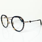 Moncler ML5130 V 052 Women's Eyeglasses Frame in Havana/Gold - Authentic New