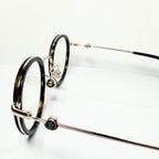 Moncler ML5130 V 052 Women's Eyeglasses Frame in Havana/Gold - Authentic New