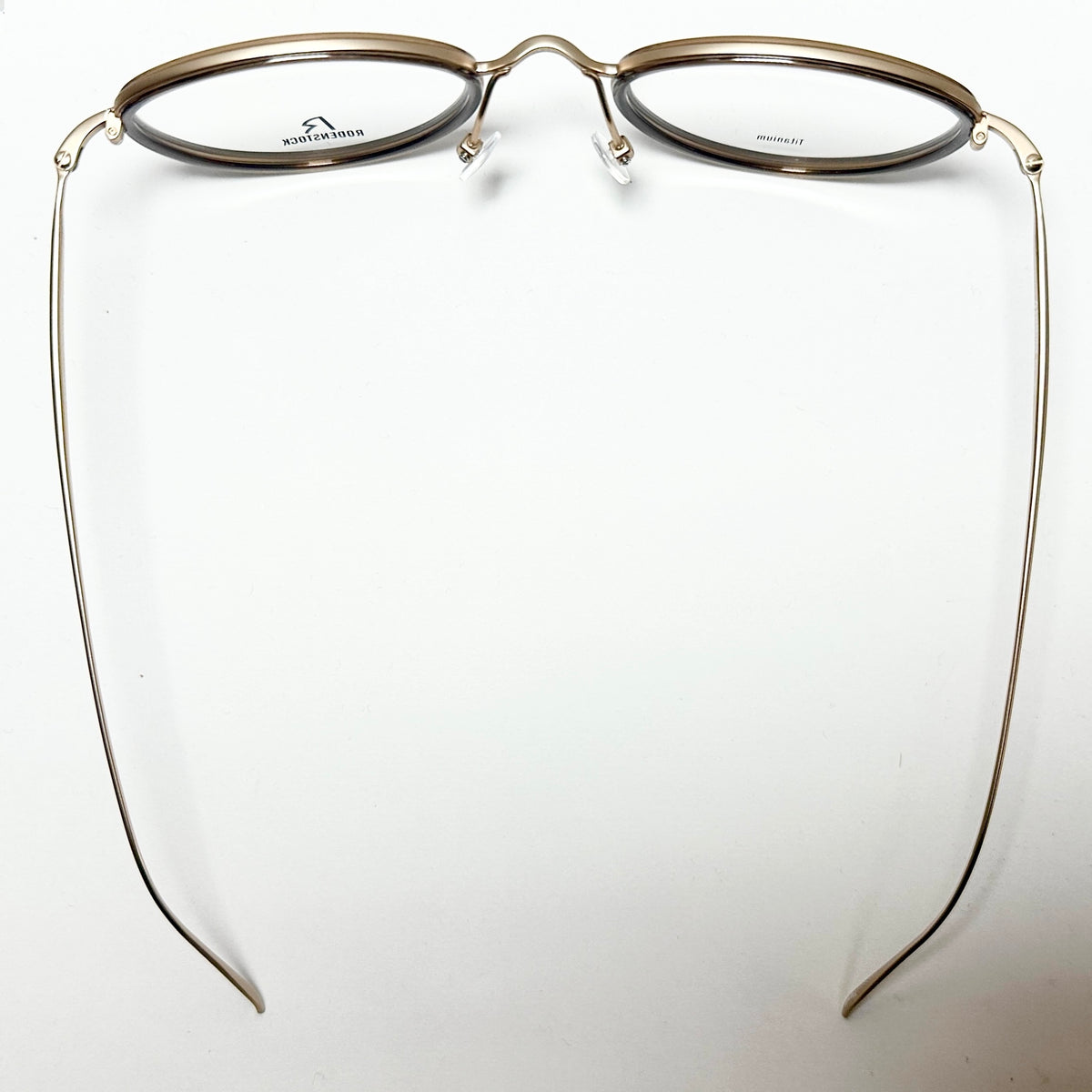 RODENSTOCK R7096 B  Eyeglasses Frames in Brown/Light Gold - Authentic New