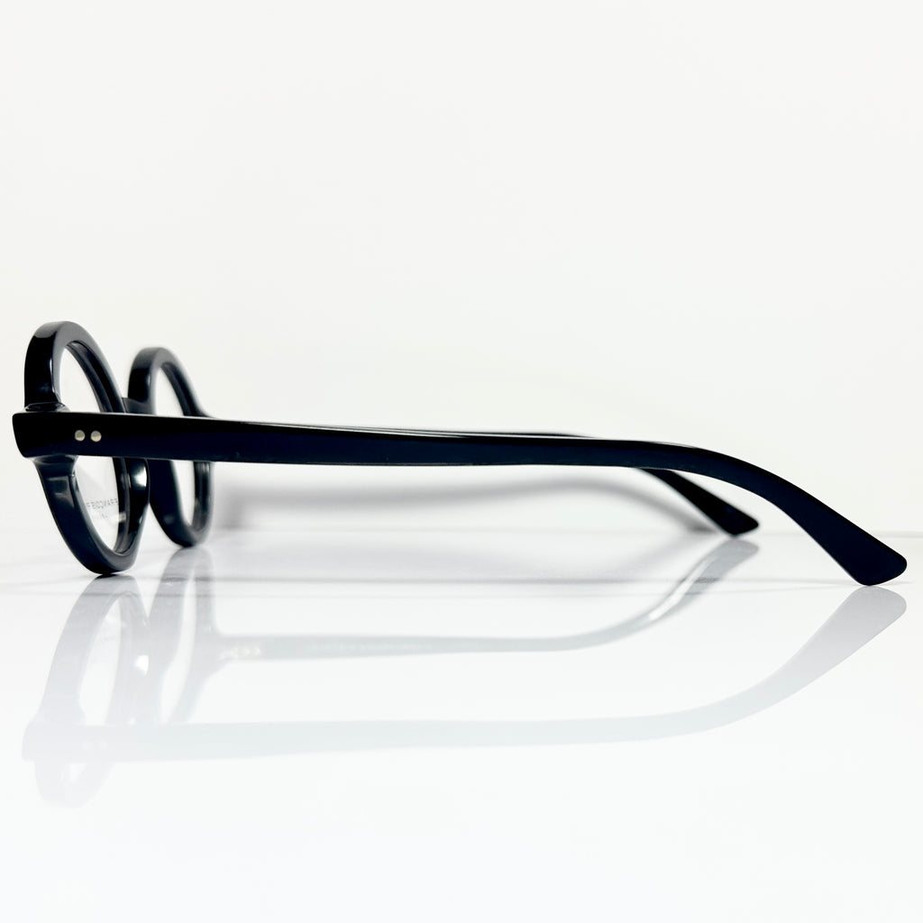 FRANCOIS PINTON CORBU Ni Round Eyeglasses Frames in Black -  Authentic New