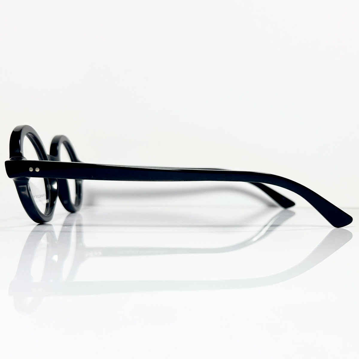 FRANCOIS PINTON CORBU Ni Round Eyeglasses Frames in Black -  Authentic New