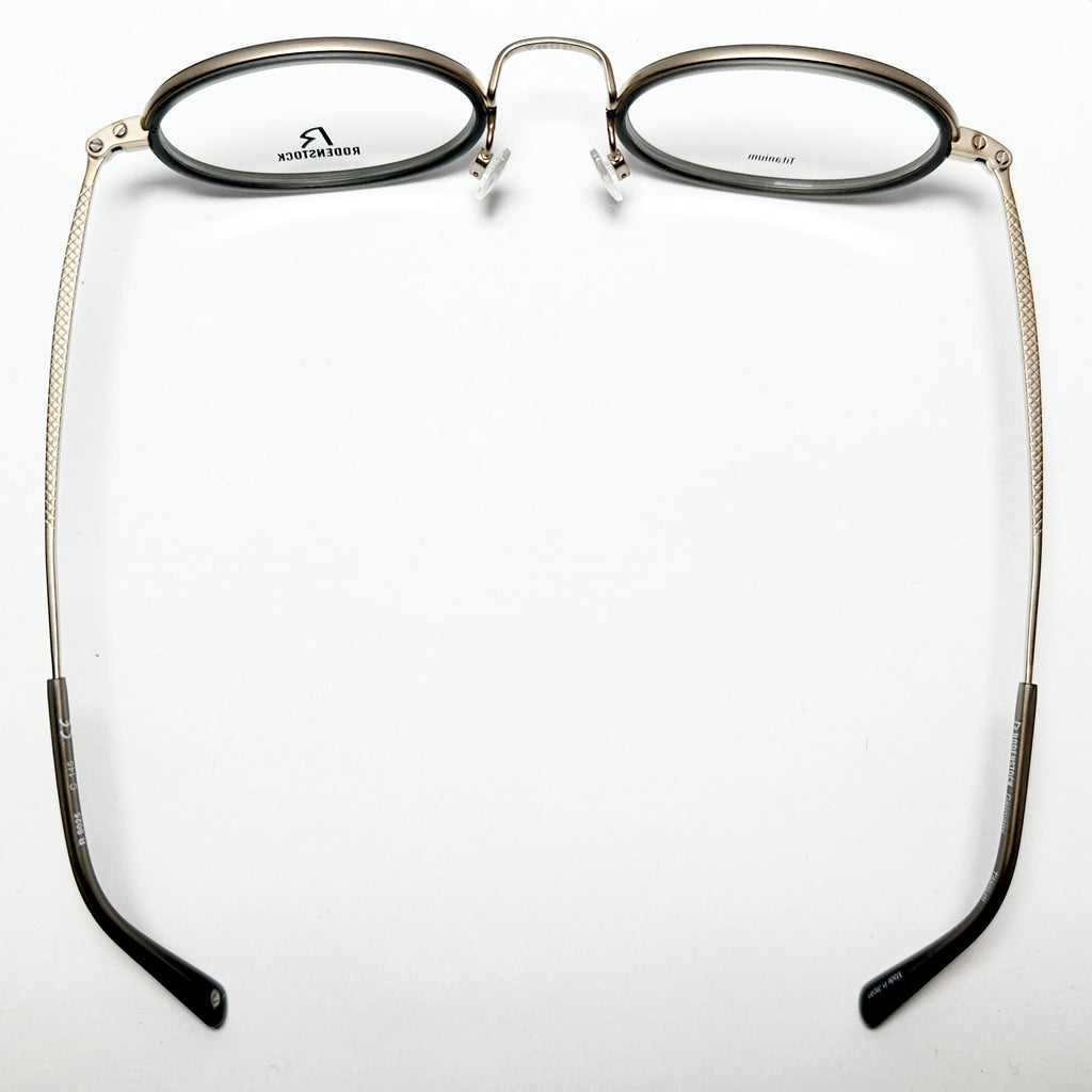 RODENSTOCK R8025 C Eyeglasses Frames in Gold/Olive - Authentic New