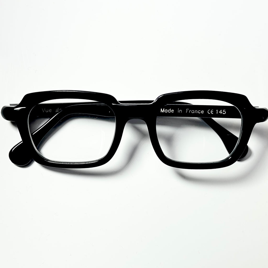 VUE DC BIZ Men's Eyeglasses Frame in Black - Authentic New