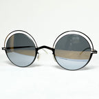 Mykita DECADES BUENO Unisex Sunglasses Frame in Silver/Black - Authentic New