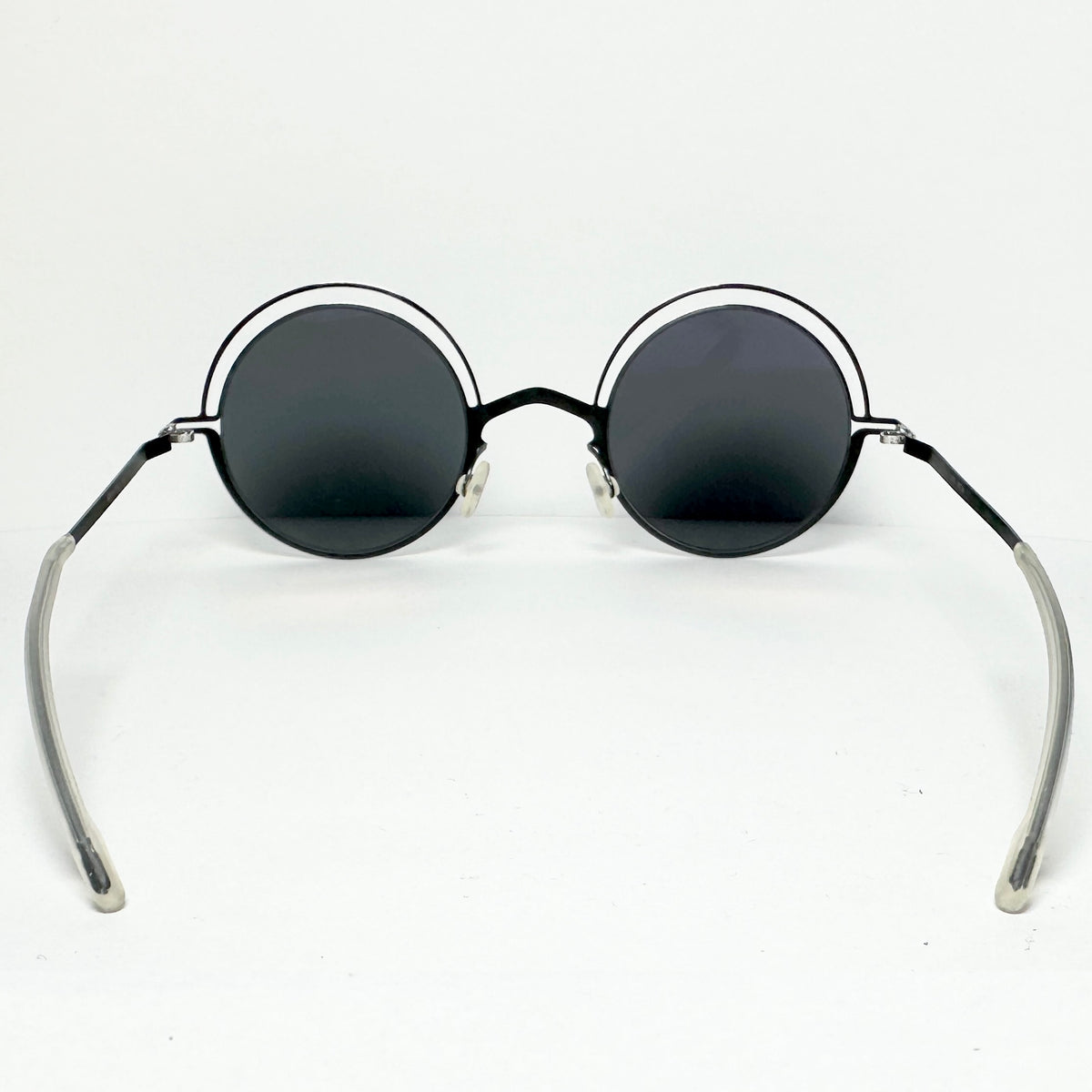 Mykita DECADES BUENO Unisex Sunglasses Frame in Silver/Black - Authentic New