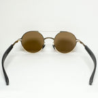 Mykita LUPINE MH2 SBR 244 Unisex Sunglasses Frame in Gold - Authentic New