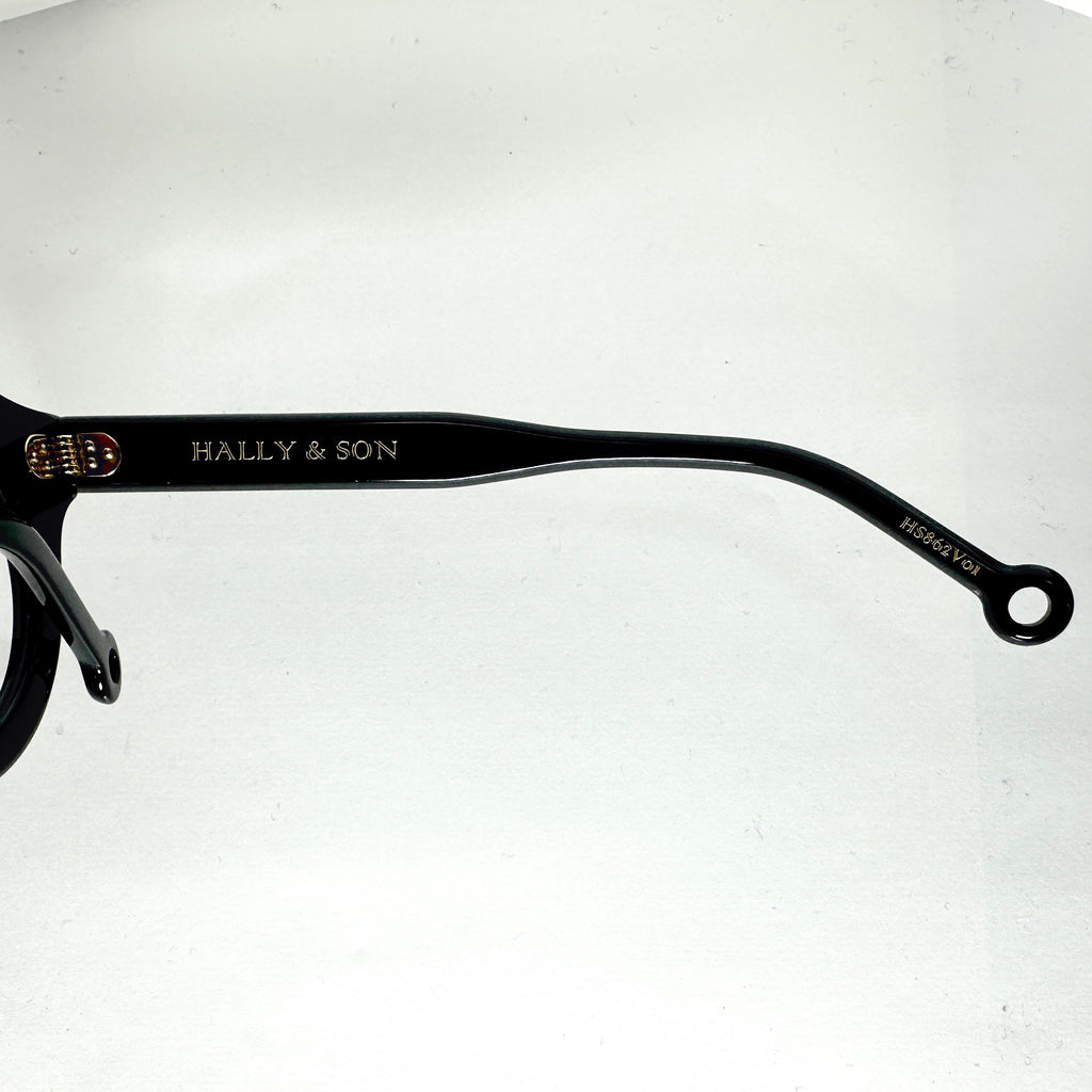 Hally & Son HS862 V01 Eyeglasses Frames in Black - Authentic New