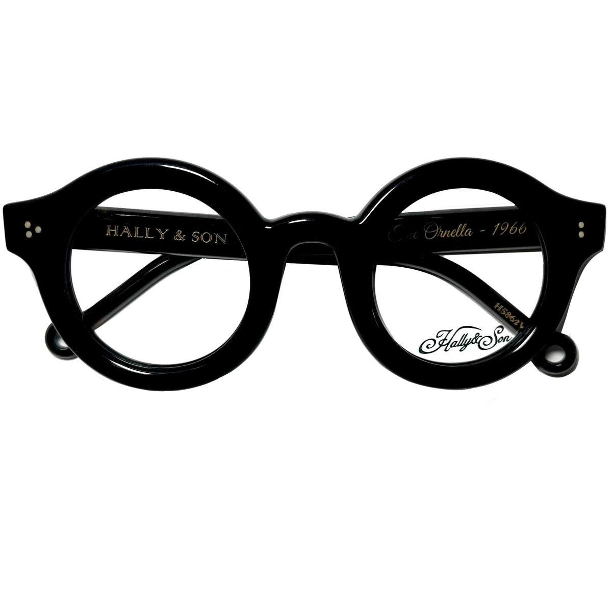 Hally & Son HS862 V01 Eyeglasses Frames in Black - Authentic New