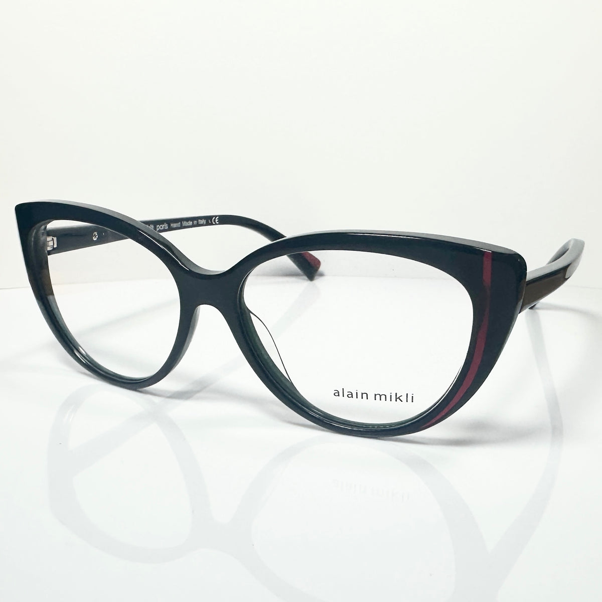 Alain Mikli A03084 002 Cat-eye Women Eyeglasses NEW Authentic with case