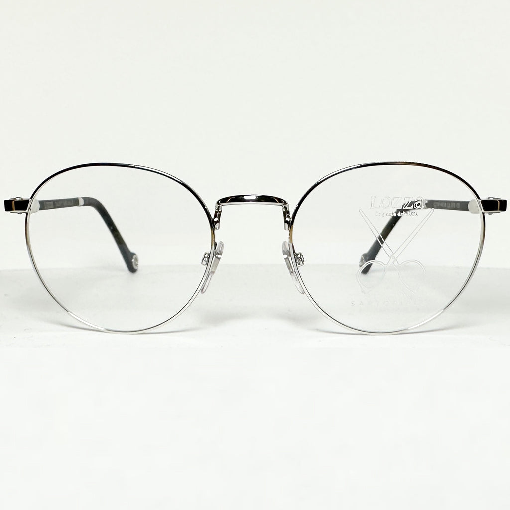 LOZZa SARTORIALE VLS15V 0579 Eyeglasses Frames in Silver - Authentic New