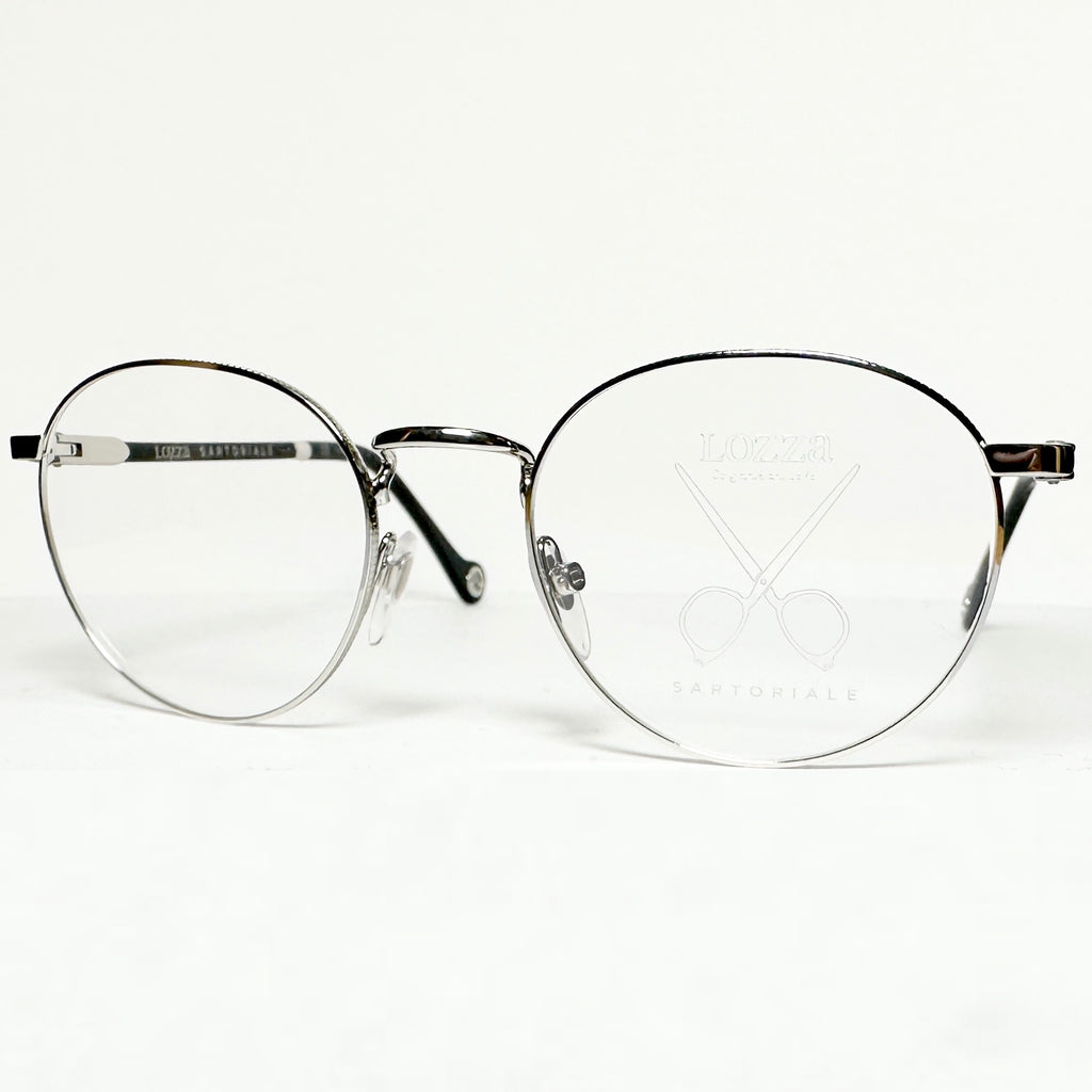 LOZZa SARTORIALE VLS15V 0579 Eyeglasses Frames in Silver - Authentic New