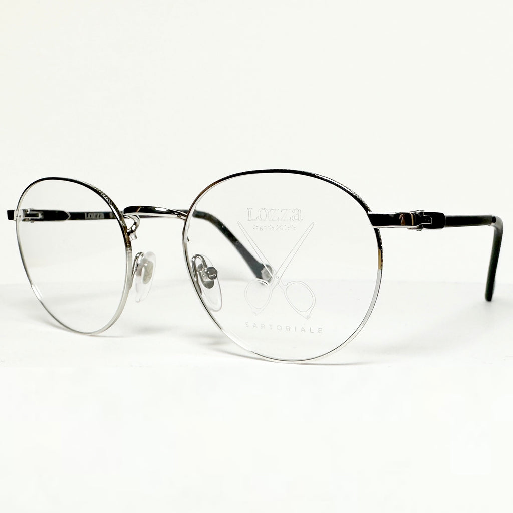LOZZa SARTORIALE VLS15V 0579 Eyeglasses Frames in Silver - Authentic New