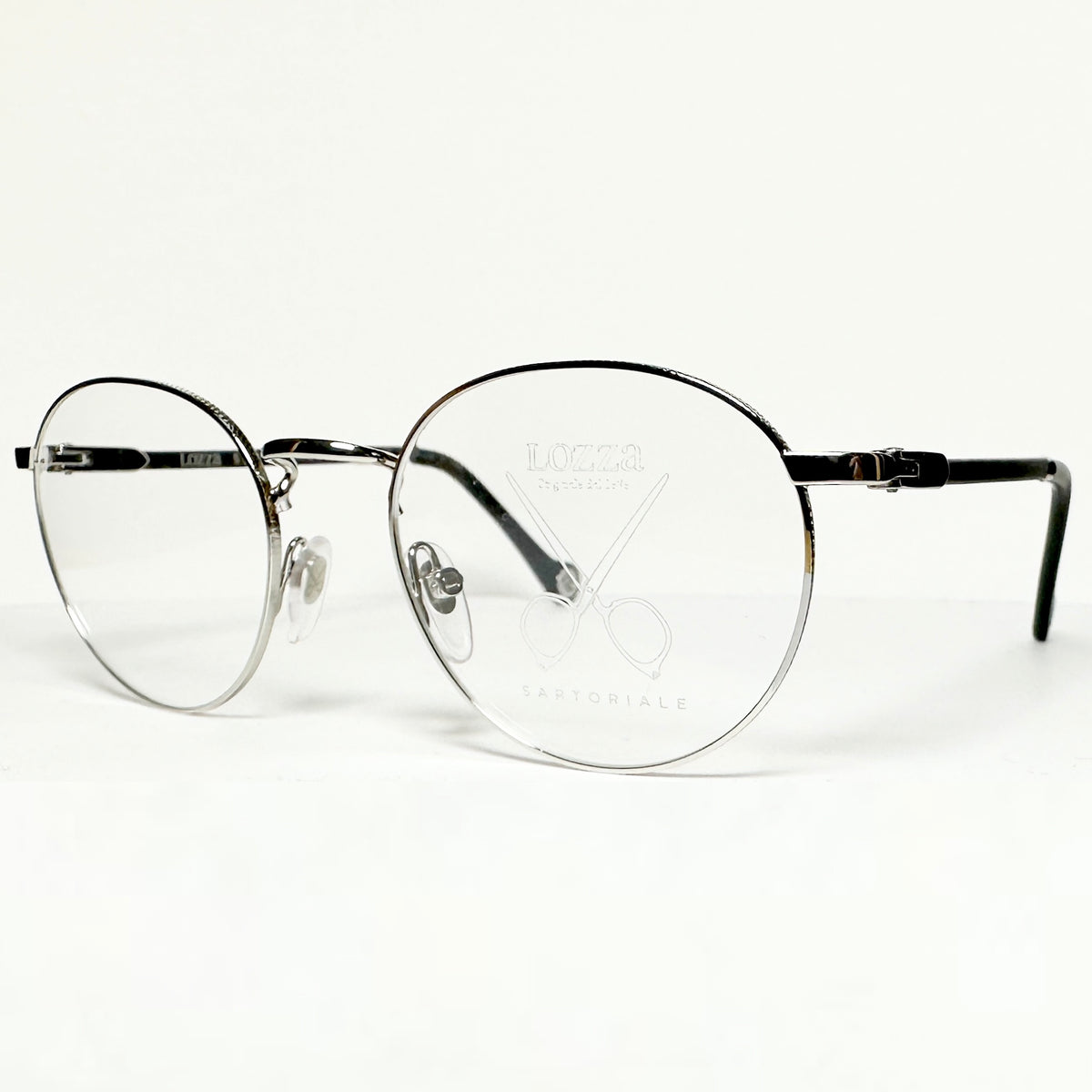 LOZZa SARTORIALE VLS15V 0579 Eyeglasses Frames in Silver - Authentic New