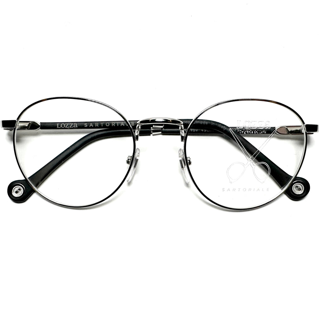 LOZZa SARTORIALE VLS15V 0579 Eyeglasses Frames in Silver - Authentic New