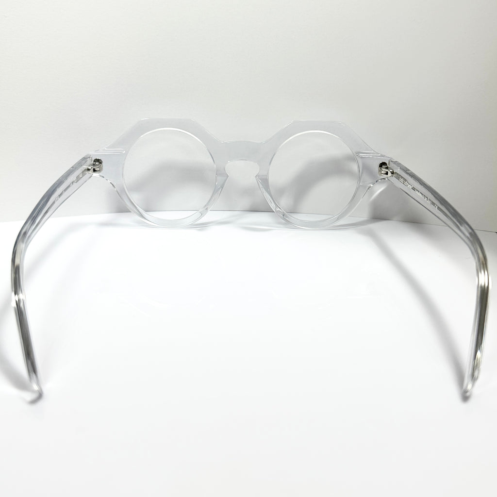 BOB SDRUNK Alfred Round Eyeglasses Frames in Clear - New Authentic
