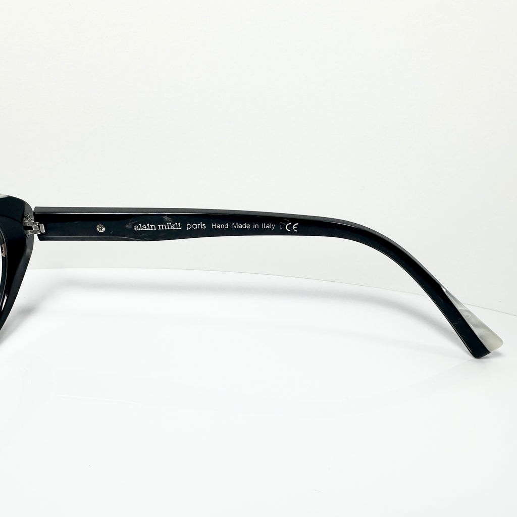 ALAIN MIKLI A03106 001 Women Cat-Eye Eyeglasses NEW Authentic Frame with Case 52-18