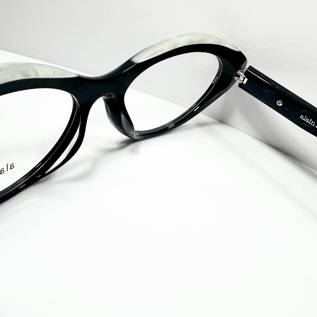 ALAIN MIKLI A03106 001 Women Cat-Eye Eyeglasses NEW Authentic Frame with Case 52-18