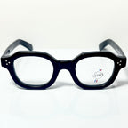 Maryll Men's Square Eyeglasses Frame in Black PO46 - Authentic New