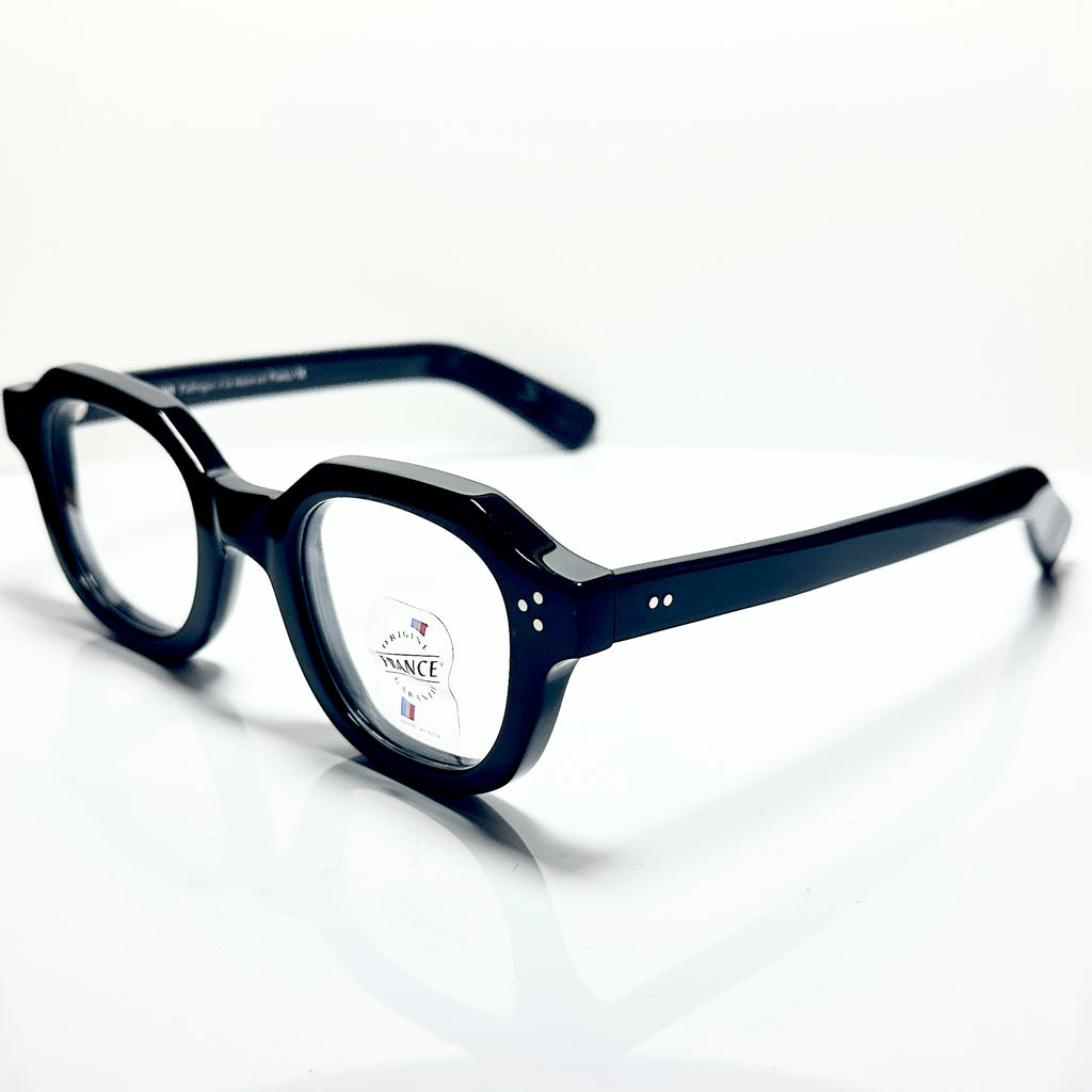 Maryll Men's Square Eyeglasses Frame in Black PO46 - Authentic New