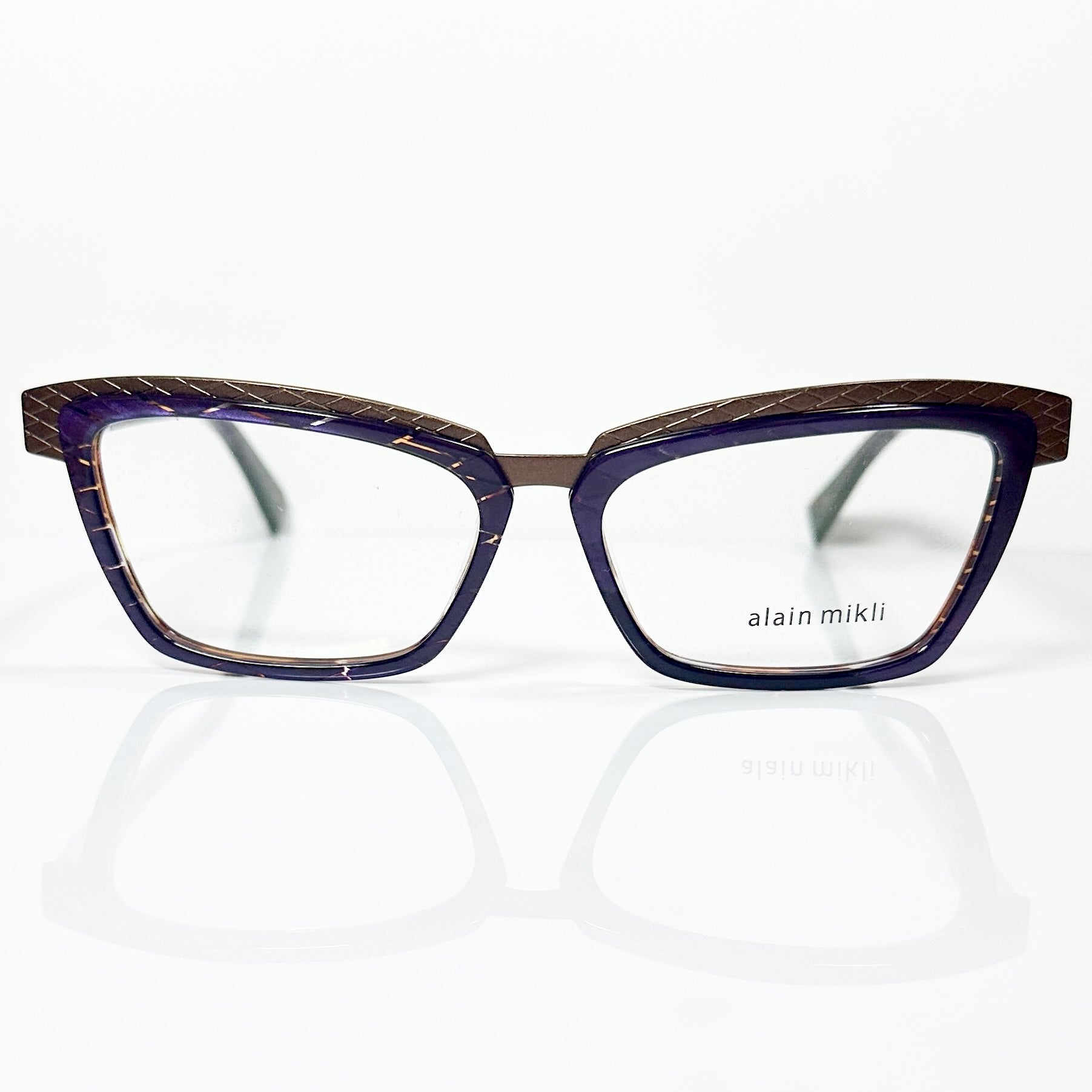 Alain Mikli  A02015 E012 Women Eyeglasses Frame NEW Authentic with case