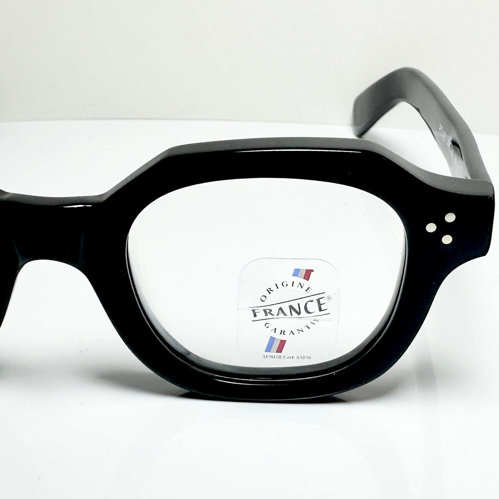 Maryll Men's Square Eyeglasses Frame in Black PO46 - Authentic New