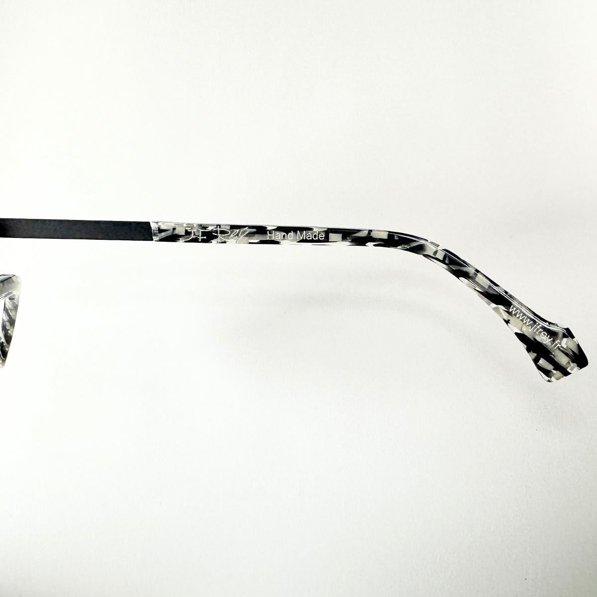 JF Rey JF2647 0503 Men's Eyeglasses Frames in Black White Demi - Authentic New