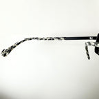 JF Rey JF2647 0503 Men's Eyeglasses Frames in Black White Demi - Authentic New